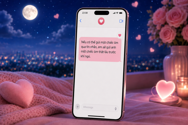 Lời chúc người yêu ngủ ngon ngọt ngào