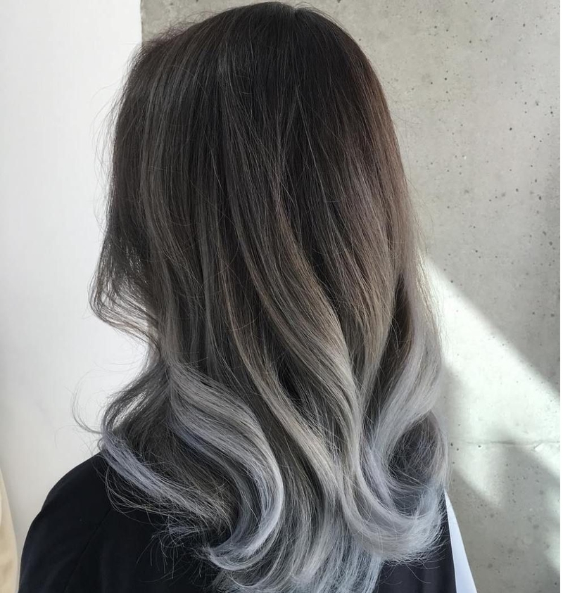 Màu tóc nâu xám đẹp 6
