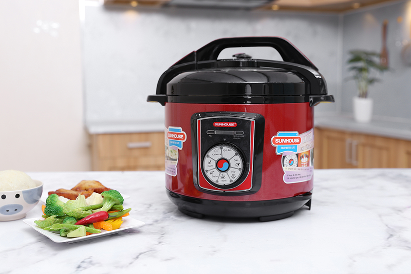 Nồi áp suất điện 5 lít và 6 lít khác nhau như thế nào 1