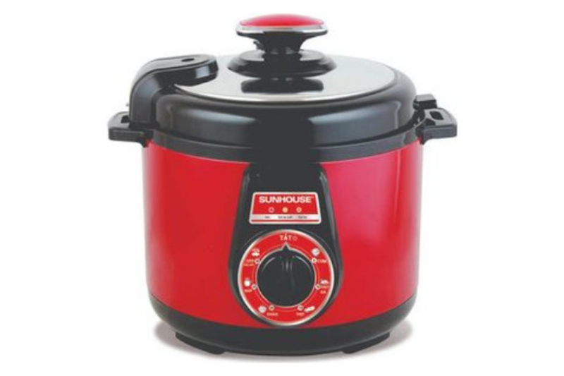 Sunhouse SHD1552 trang bị núm vặn tiếng Việt giúp người dùng dễ dàng lựa chọn chế độ nấu