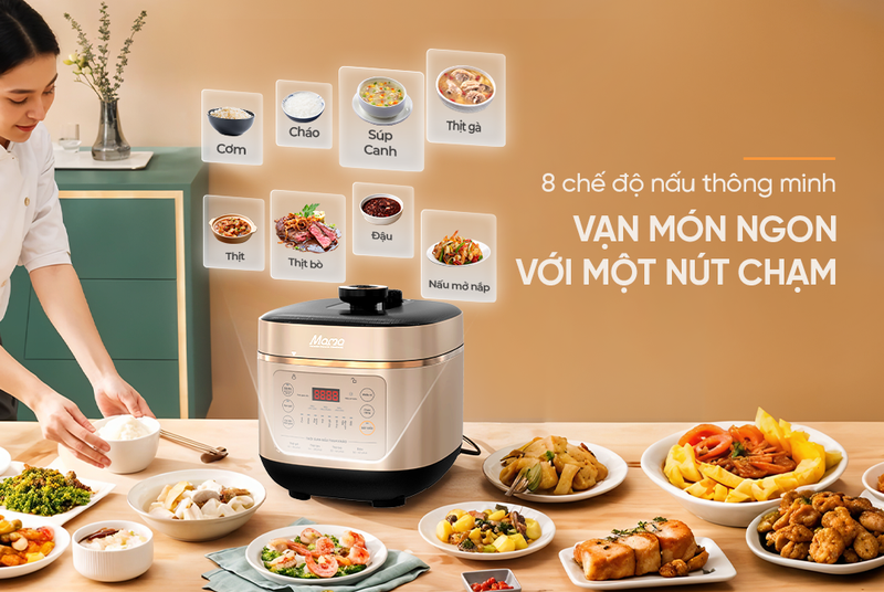 Nồi áp suất điện tử Sunhouse Mama 6 lít SHD1670 - hình 4