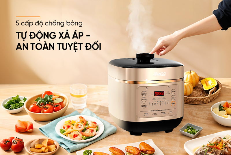 Nồi áp suất điện tử Sunhouse Mama 6 lít SHD1670 - hình 5
