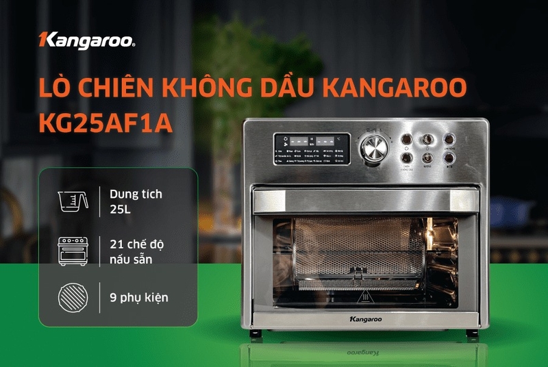 nồi chiên không dầu Kangaroo tốt nhất 2025 7