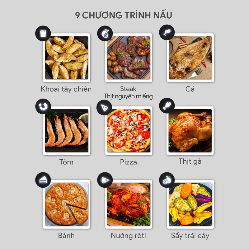 Nồi chiên không dầu Bluestone loại nào tốt ảnh 7