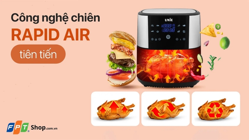 nồi chi&ecirc;n kh&ocirc;ng dầu gi&aacute; rẻ dưới 2 triệu tốt nhất 2026 4