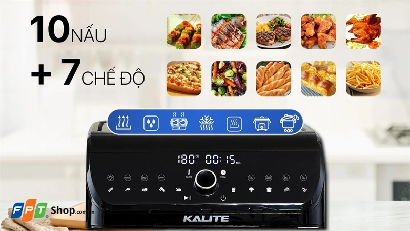 nồi chi&ecirc;n kh&ocirc;ng dầu gi&aacute; rẻ dưới 2 triệu tốt nhất 2026 6