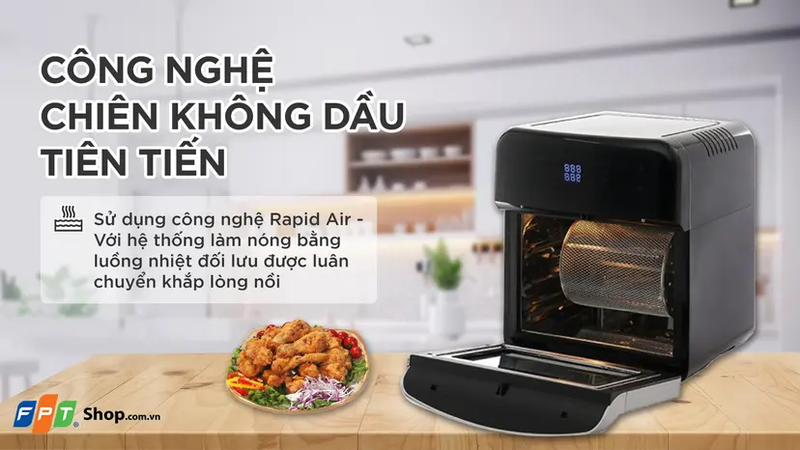 Nồi chiên không dầu nào tốt cho gia đình đông người 3