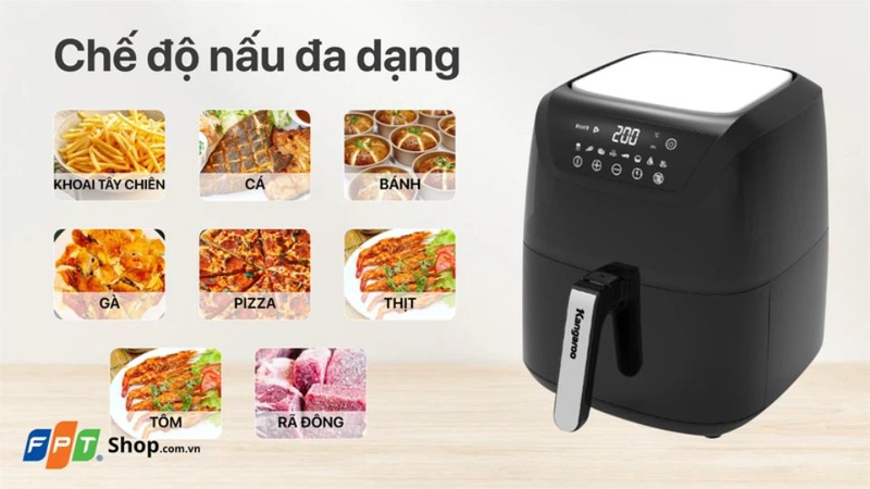 Nồi chiên không dầu nào tốt cho gia đình đông người 4