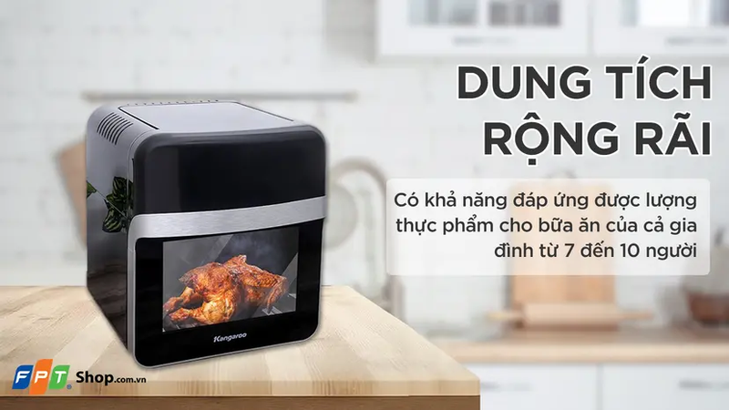Nồi chiên không dầu nào tốt cho gia đình đông người 1