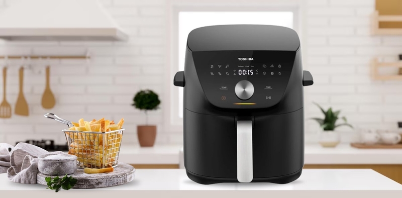 Đ&aacute;nh gi&aacute; nồi chi&ecirc;n kh&ocirc;ng dầu Toshiba 2