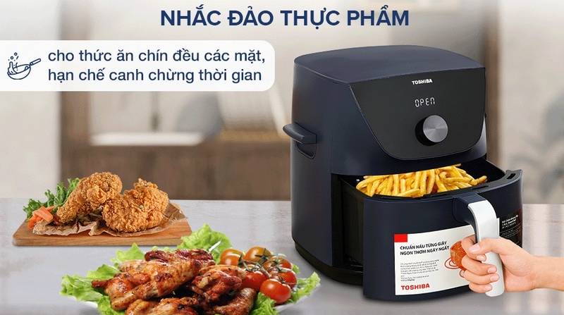 Đ&aacute;nh gi&aacute; nồi chi&ecirc;n kh&ocirc;ng dầu Toshiba 5