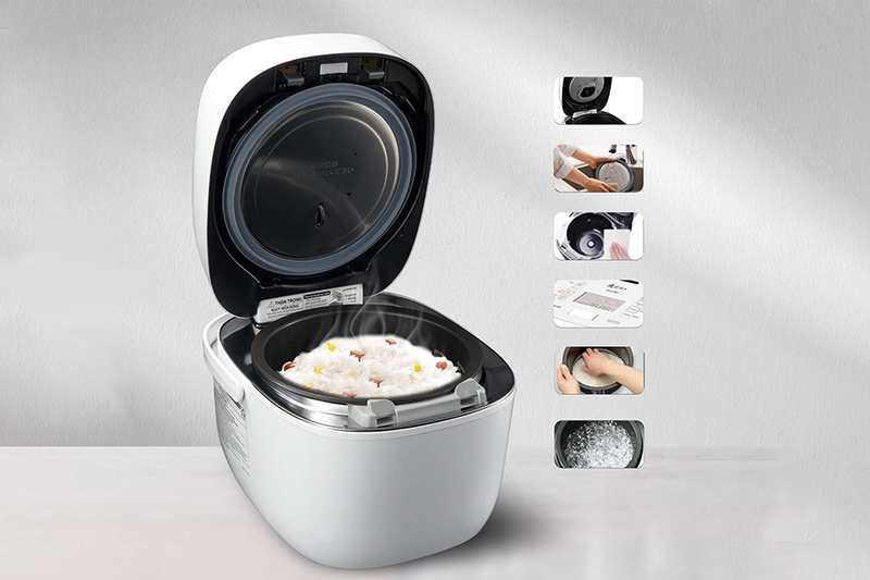 Toshiba RC-18VXWVN(W) phủ chống dính kim cương titan