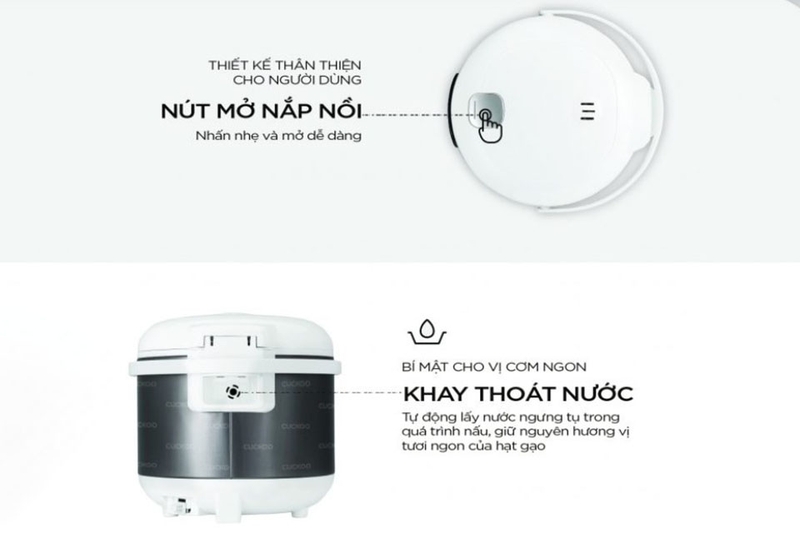 Nồi cơm điện Cuckoo 1.8 lít CR-1005/SIWHCRVNCV (hình 5)