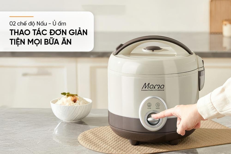 Nồi cơm điện Sunhouse Mama 1.8 lít SHD8667 - hình 6