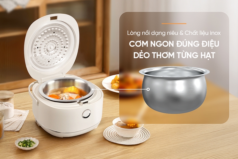 Nồi cơm điện tử Sunhouse 1 lít SHD8803 - hình 5