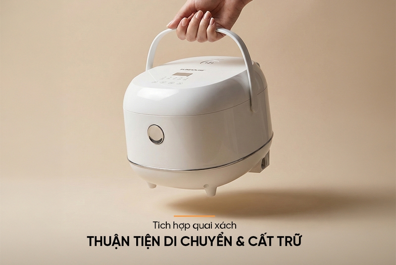 Nồi cơm điện tử Sunhouse 1 lít SHD8803 - hình 7