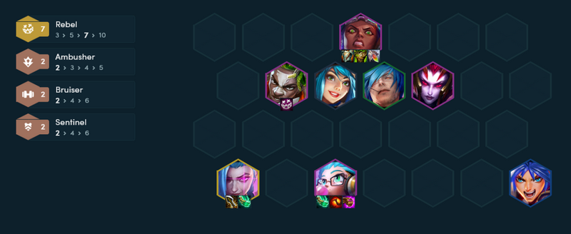 Cuối game là giai đoạn quyết định chiến thắng của đội hình Nổi Loạn TFT.