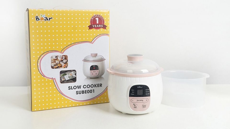 Nồi nấu cháo cho bé ăn dặm Bear