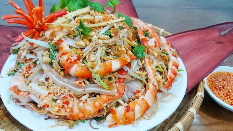 nộm hoa thiên lý bắp chuối (hình 10)