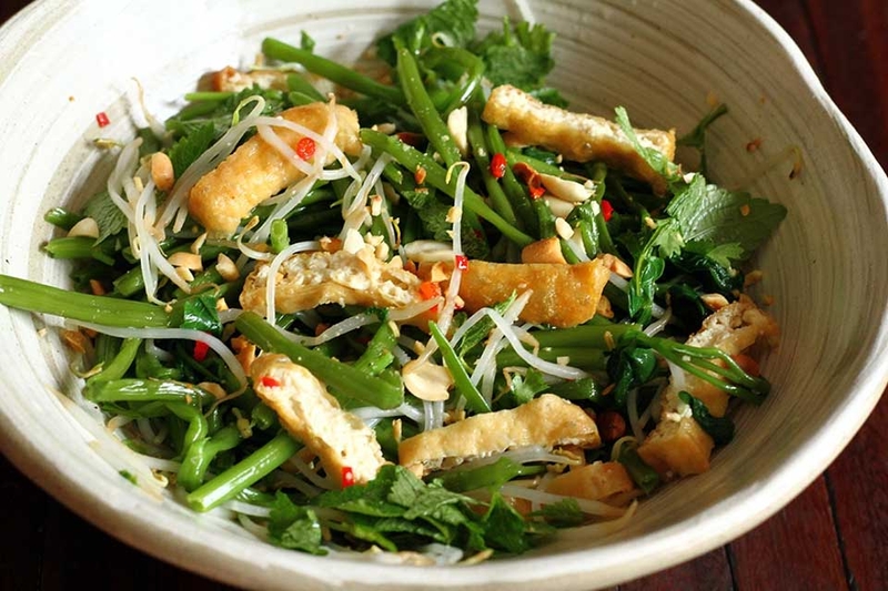 Nộm rau muốn đậu phụ chay - 07