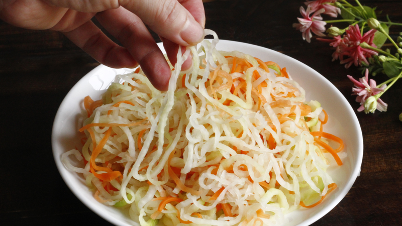 nộm su hào 2