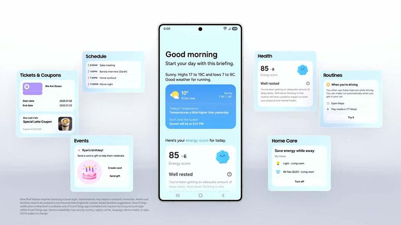 Now Brief trên Samsung là gì?