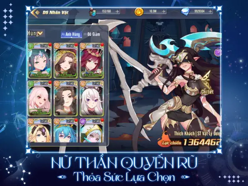 Gameplay Nữ Thần Arena