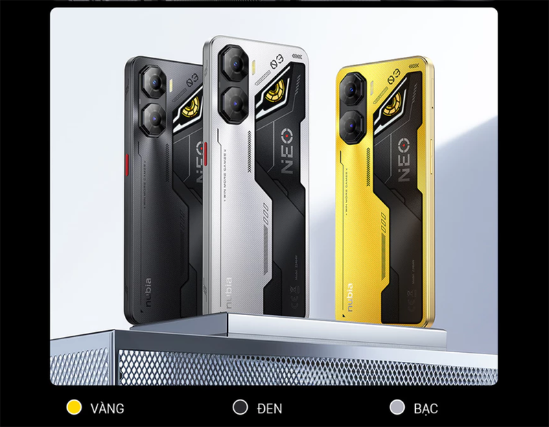 Nubia Neo 3 4G sở hữu thiết kế mang phong cách Cyber-Mecha ấn tượng