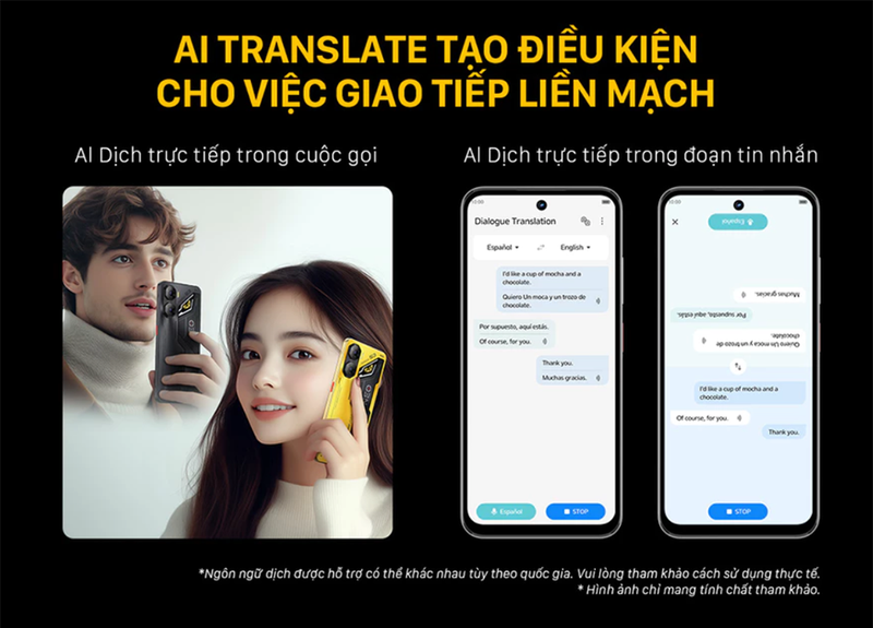 Máy còn tích hợp nhiều tính năng AI khác