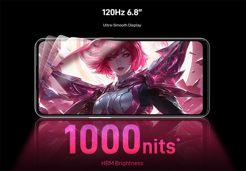 Nubia Neo 3 5G được trang bị màn hình AMOLED kích thước lớn 6.8 inch