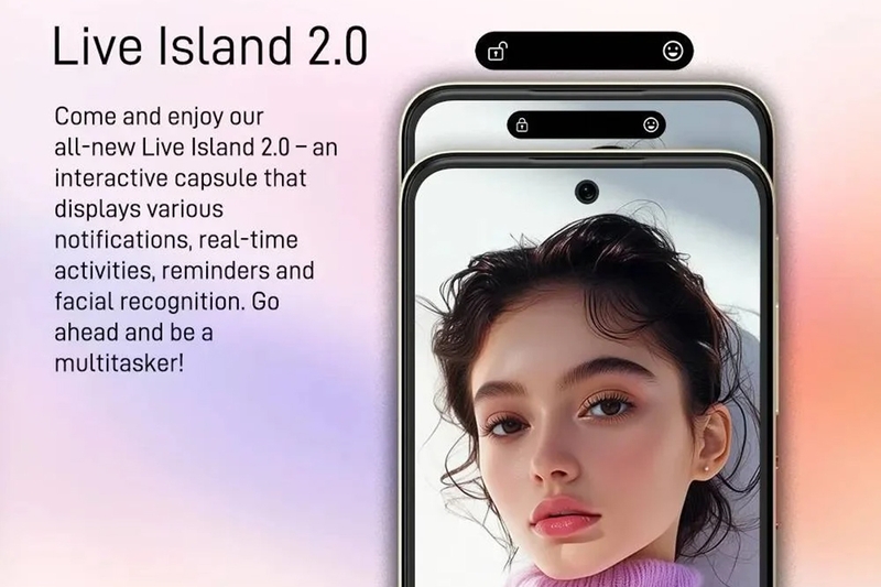 Một trong những tính năng đặc biệt của V70 Design là Live Island 2.0