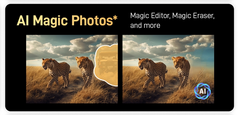 MyOS 14 còn tích hợp bộ công cụ nubia AI hỗ trợ camera và tăng cường hiệu suất
