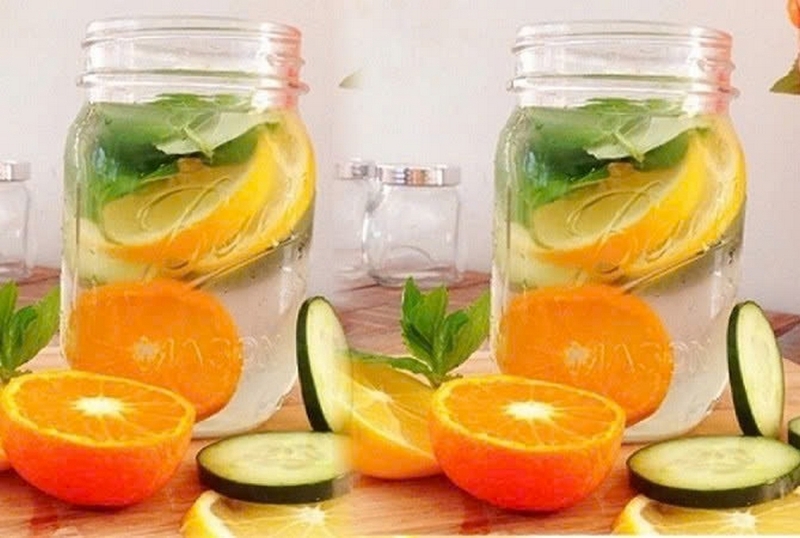 Nước detox chanh cam ảnh 1