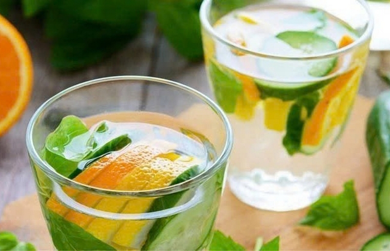 Nước detox chanh cam ảnh 4