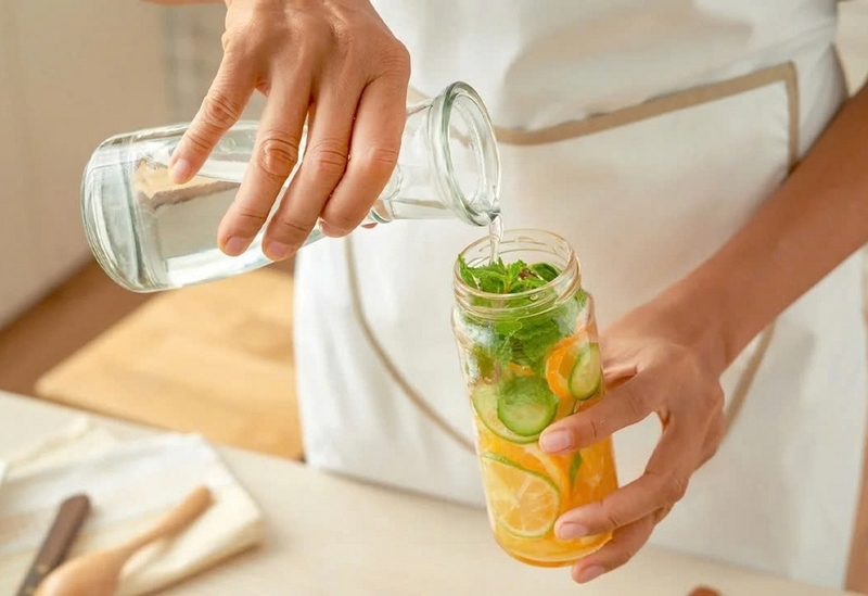 Nước detox chanh cam ảnh 6