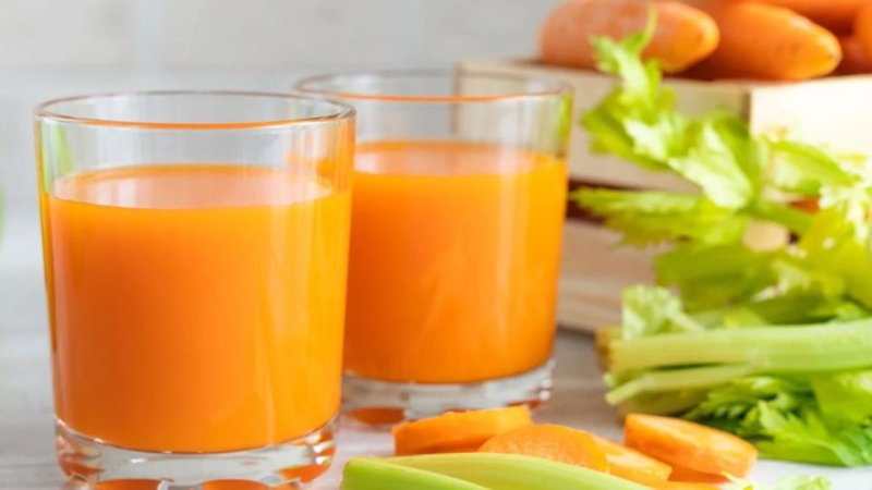 nước ép cần tây cà rốt 1