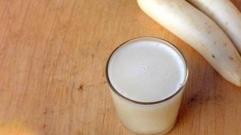 Nước ép củ cải trắng