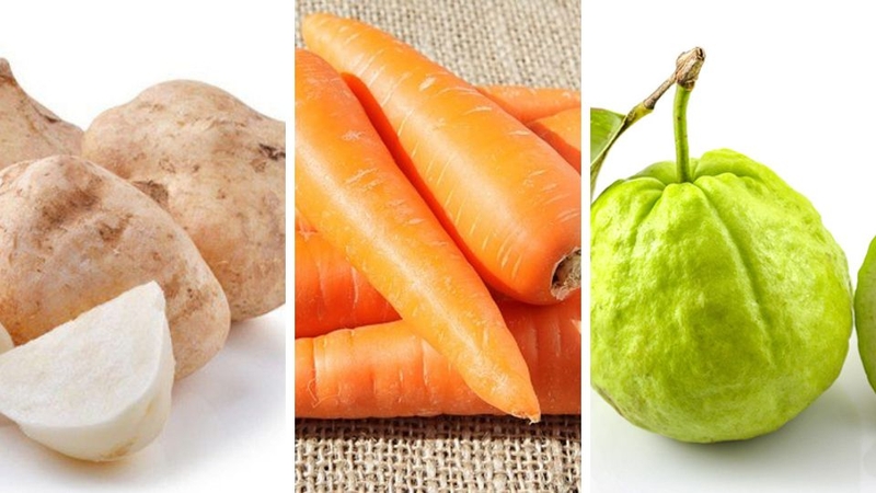 Nước ép củ đậu và cà rốt 1