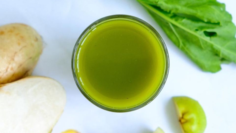 Nước ép củ đậu, lê và cần tây 3