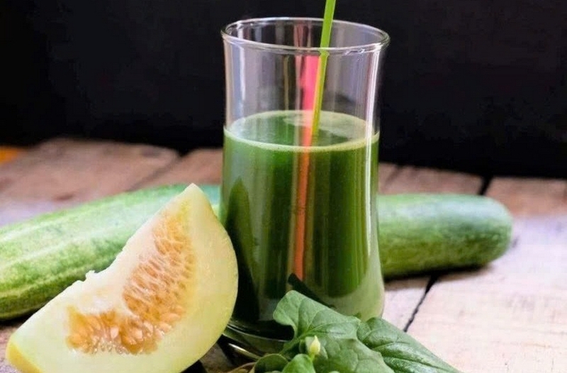 nước ép diếp cá dưa lê ảnh 2