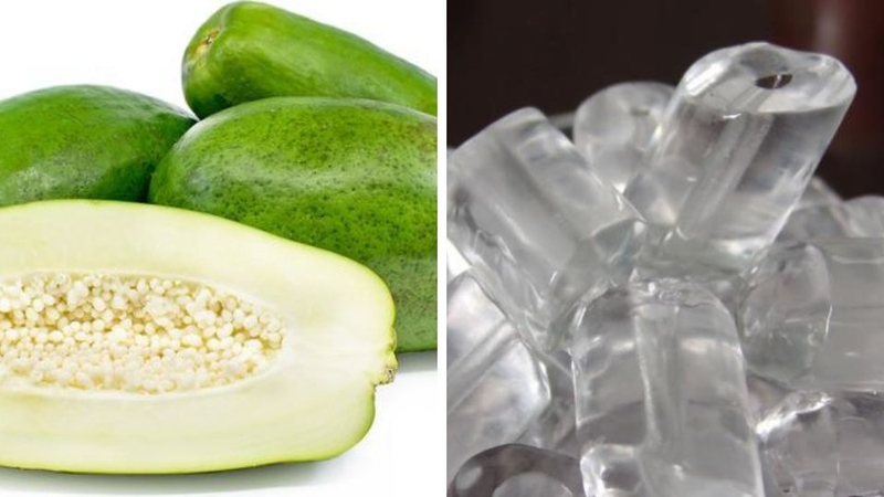 Nước ép đu đủ xanh 1