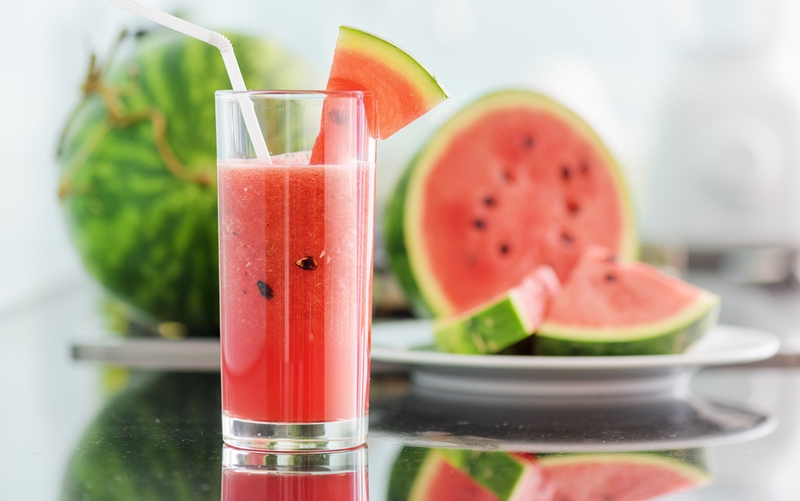Nước ép dưa hấu mix với gì