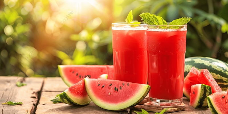 Nước ép dưa hấu mix với gì