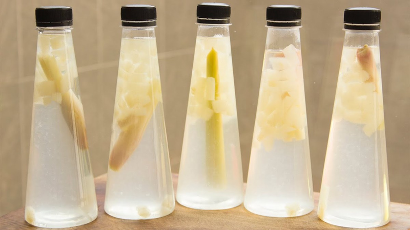 Thành phẩm nước lê chanh sả