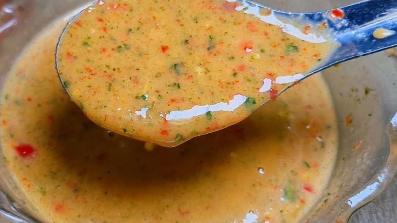 Nước mắm trộn gỏi muối tắc