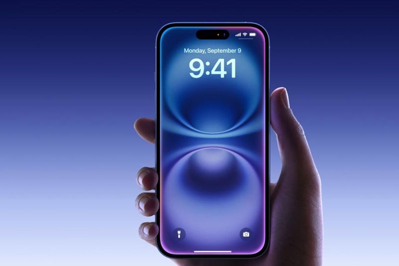 Nút gạt trên iPhone 16 - 01