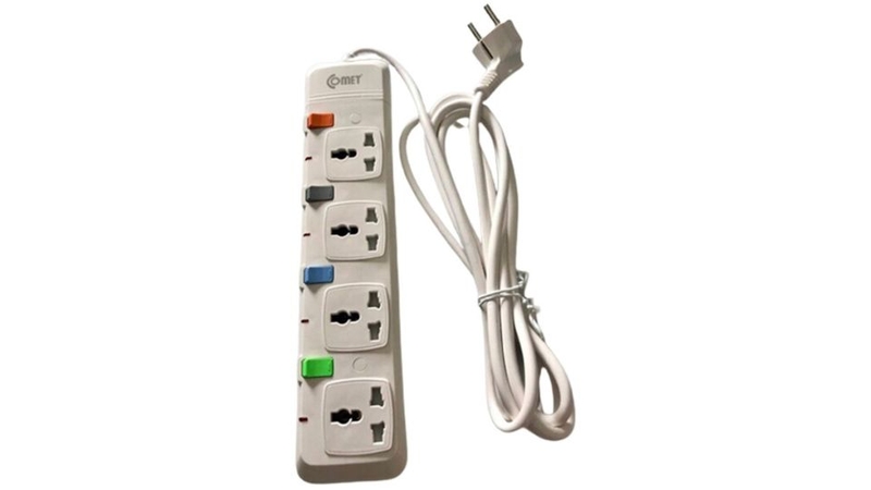 Ổ cắm điện 4 lỗ 3m Comet CESG2403