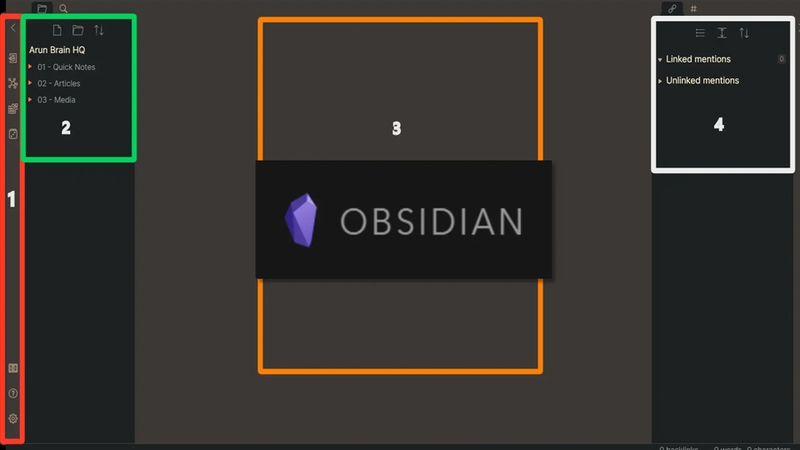 Giao diện Obsidian có thể tùy biến theo cá nhân