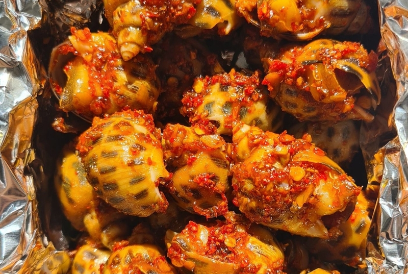 Ốc hương nướng 6