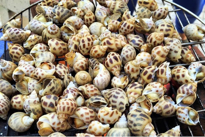 Cách làm ốc hương nướng mọi 7